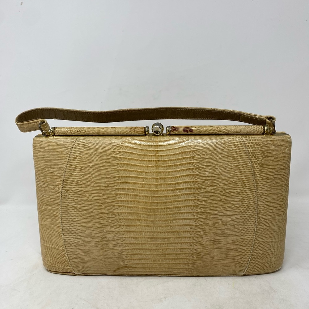 Vintage May Co. California Original Faux Croc Handbag Purse Bag